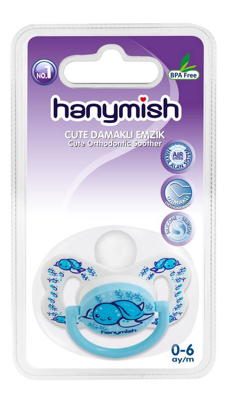 Hanymish Cute Silikon Damaklı Emzik No:100