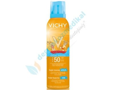 Vichy Ideal Soleil Spf50+ Çocuklar İçin Yüksek Korumalı Güneş Köpüğü 150ml