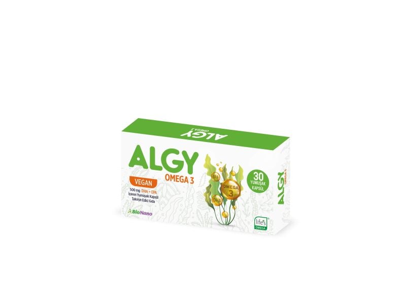 Algy Omega 3 Vegan 30 Yumuşak Kapsül