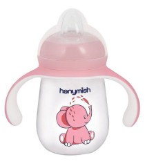 Hanymish Akıtmaz Kulplu Bebek Bardağı 260 ML