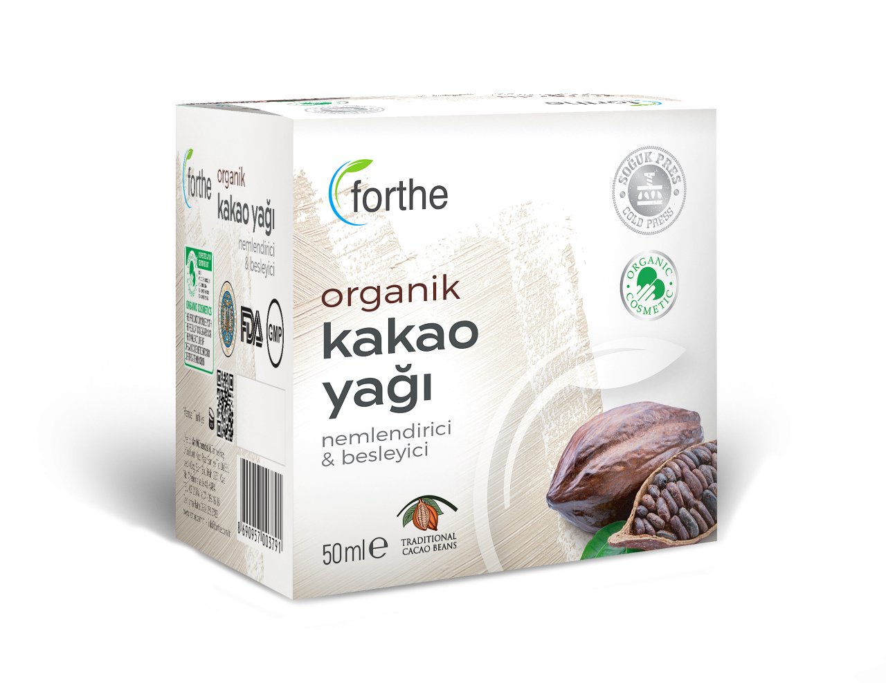 Forthe Organik Kakao Yağı 50 Ml