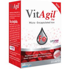Allergo VitAgil Fer Demir Damla 15 ml Demir Takviyesi