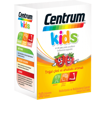 Centrum Kids 4-10 Yaş Çocuk Vitamini 30 Çiğneme Tableti