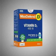 MaxDefend Vitamin D3 400IU Oral 20 ml Sprey