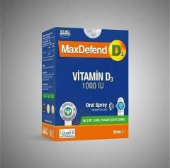 MaxDefend Vitamin D3 1000IU Oral 20 ml Sprey
