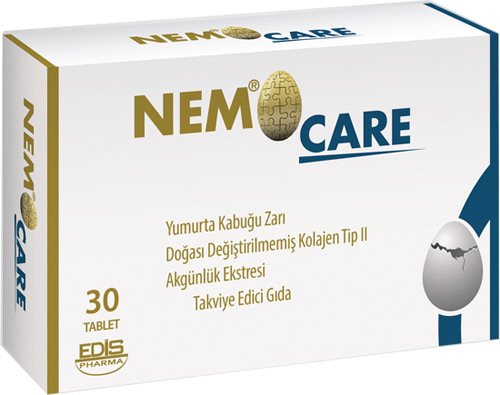 Nemocare Yumurta Kabuğu Zarı 30 Tablet