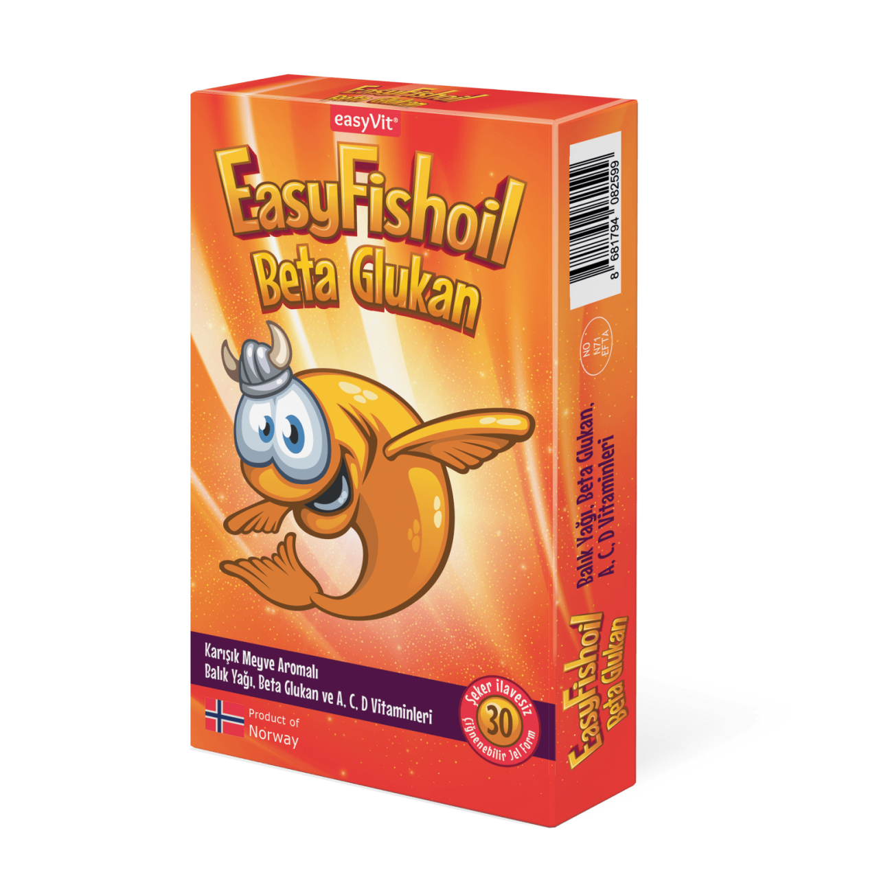 Easyfishoil Beta Glukan Omega 3 30 Tablet