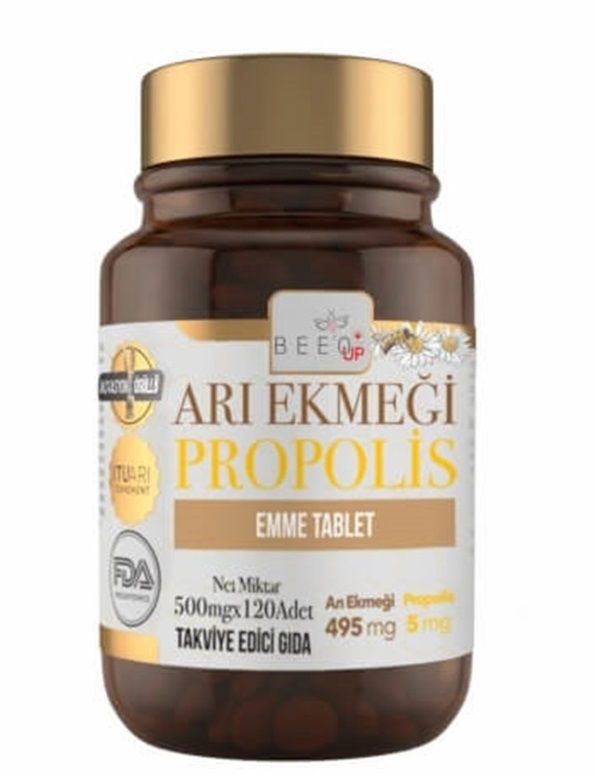 Bee'o Up Arı Ekmeği + Propolis 120 Emme Tablet