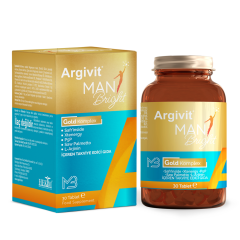 Argivit Man Bright Gold Kompleks Takviye Edici Gıda 30 Tablet