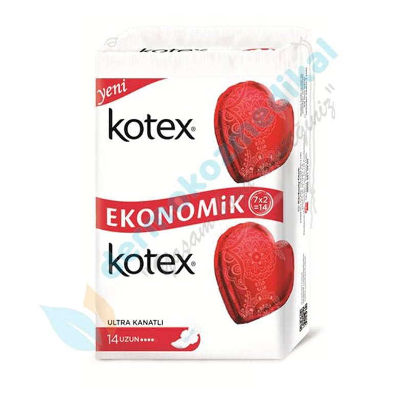 Kotex Ultra Hijyenik Ped Uzun Eko Paket 14 Adet