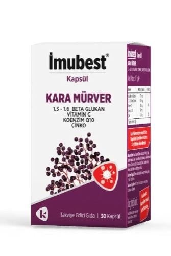 İmubest Kara Mürver 30 Kapsül