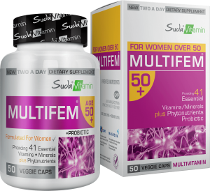 Suda Vitamin Multifem 50+ 50 Kapsül