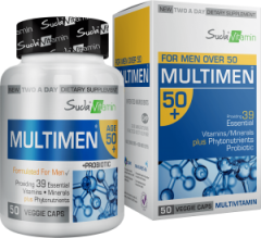 Suda Vitamin Multimen 50+ 50 Kapsül