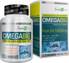 Suda Vitamin Omega Big 1200mg 60 Kapsül Balık Yağı