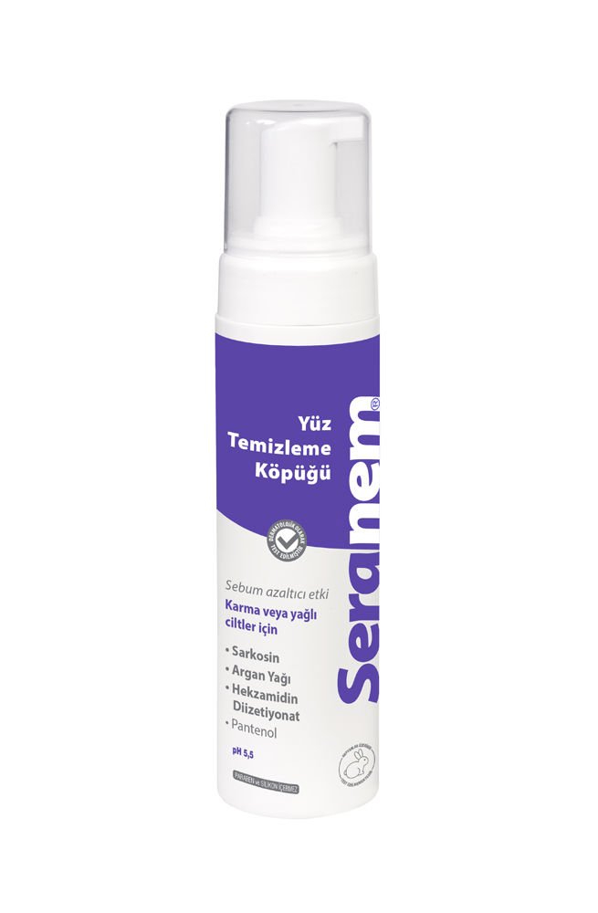 Seranem Yüz Temizleme Köpüğü 200 ml (Karma veya Yağlı Ciltler)