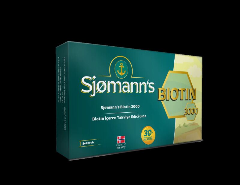 Sjomann's Biotin 30 Kapsül