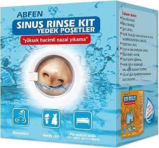 Abfen Sinus Rinse Kit Yedek Poşetler 50 Adetlik