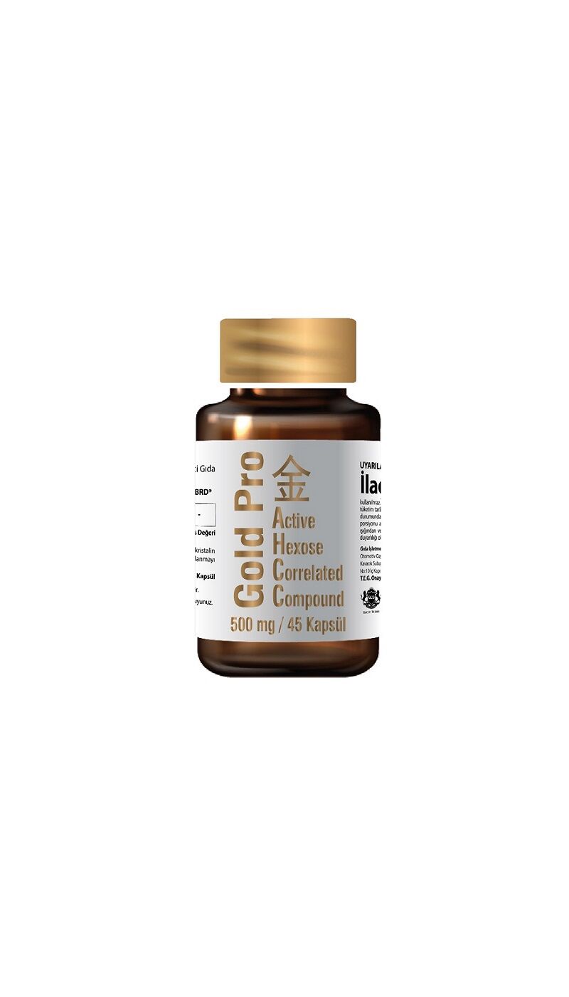 Gold Pro AHCC 500 mg 45 Kapsül