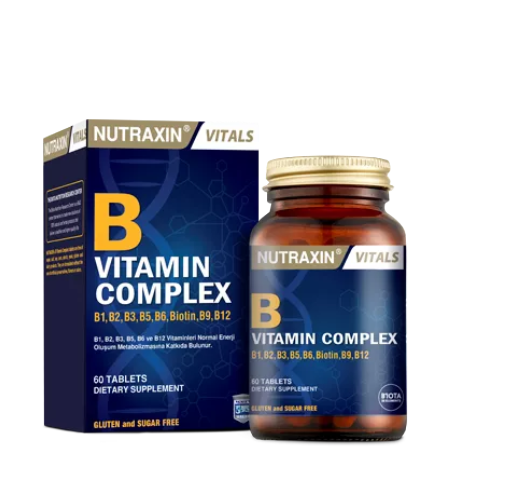 Nutraxin B Vitamin Complex 60 Kapsül