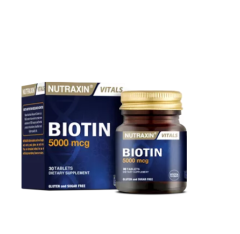 Nutraxin Biotin 5000 mcg Takviye Edici Gıda 30 Tablet