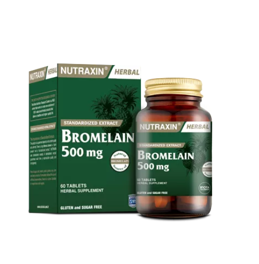 Nutraxin Bromelain Ananas 60 Kapsül 500mg
