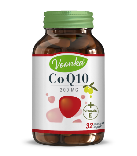Voonka CoQ10 200 mg 32 Yumuşak Kapsül