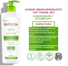 Bioxcin Acnium Sebum Dengeleyici Yüz Yıkama Jeli 500 ml