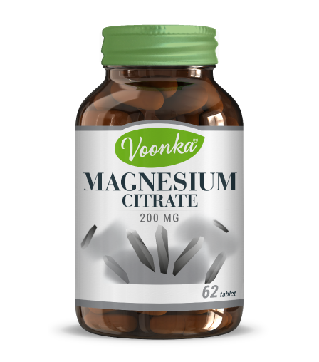 Voonka Magnesium Citrate 200 mg 62 Tablet