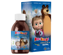 Voonka Kids Maşa ve Koca Ayı Omega 3-6-9 Flaxeed Oil Tutti Fruitti 150 ml