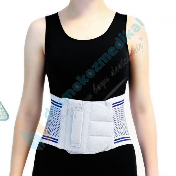 Bluewell Örgü Lumbosacral Silikon Destekli Korse