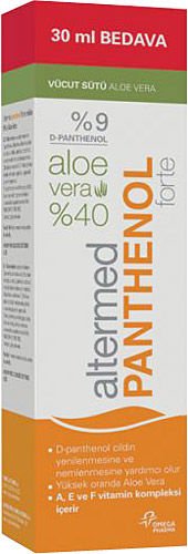 Altermed Panthenol Forte %9 Aloe Veralı Vücut Sütü 230ml