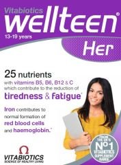 Vitabiotics Wellteen Her 13-19 years 30 Tablets