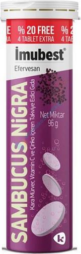 İmubest Kara Mürver Efervesan 24 Tablet