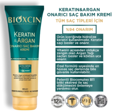 Bioxcin Keratin ve Argan Onarıcı Saç Bakım Kremi 250 ml