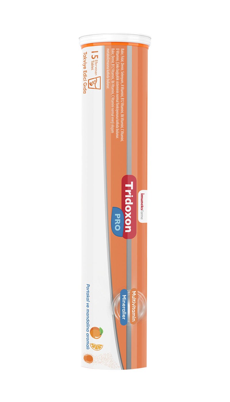 Imuneks Farma İmuneks Tridoxon Pro 15 Efervesan Tablet
