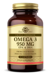 Solgar Omega 3 950 mg 50 Kapsül Balık Yağı