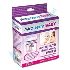 Miraderm Baby Anne Sütü Saklama Poşeti 25 Adet