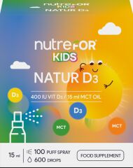 Nutrefor KIDS Natur D3 400IU Vitamin D Damla