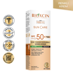 Bioxcin Sun Care Yağlı Ciltler için Güneş Kremi SPF 50+ 50 ml - Renkli