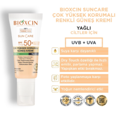 Bioxcin Sun Care Yağlı Ciltler için Güneş Kremi SPF 50+ 50 ml - Renkli