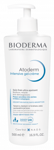 Bioderma Atoderm Intensive Gel Creme 500 ml Yatıştırıcı Nemlendirici Jel Krem