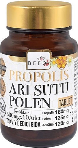 Bee'o Up Propolis Arı Sütü Polen Yetişkin 60 Tablet