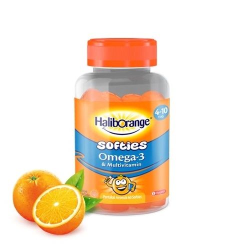 Haliborange Portakal Aromalı Omega-3 Destekli Multivitamin 60 Kapsül