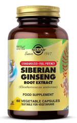 Solgar Siberian Ginseng Root Extract 60 Kapsül