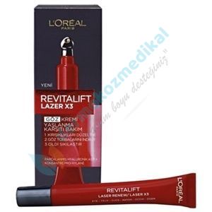 Loreal Paris Revitalift Lazer X3 Göz Kremi 15ml