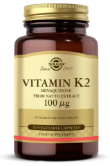 Solgar Vitamin K 100 mcg 50 Kapsül