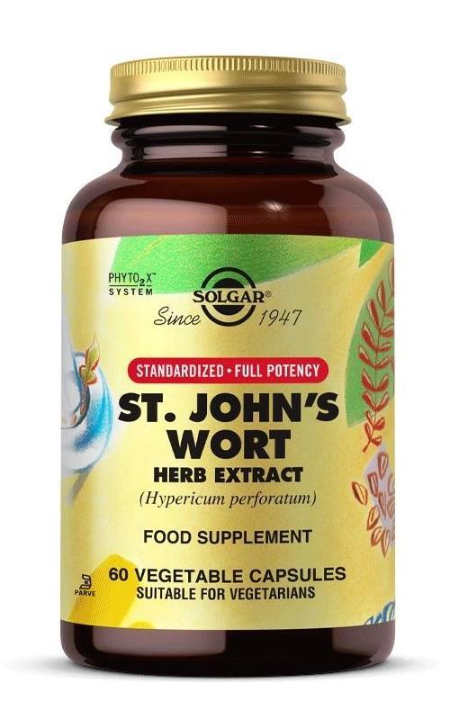 Solgar ST.John's Wort Herb Extract Sarı Kantaron 60 Kapsül