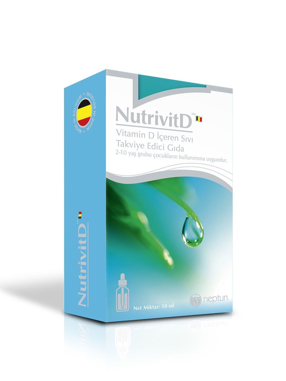 NutrivitD 50ml D Vitamini İçeren Sıvı Takviye Edici Gıda.