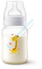 Avent classic PP Biberon 260ml - Hayvan Desenli 1ay+ SCF574