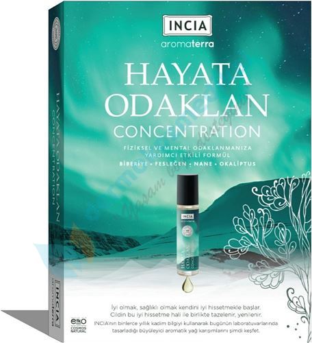 İncia Aromaterra Hayata Odaklan ( Concentration ) 10 Ml